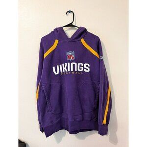 Men's NFL Authentic Sideline Minnesota Vikings Pullover Hoodie Size M [EXCELLENT